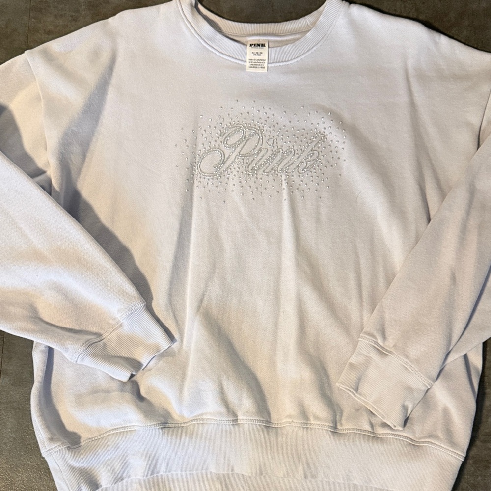 PINK Victoria's Secret Light Gray Sweatshirt